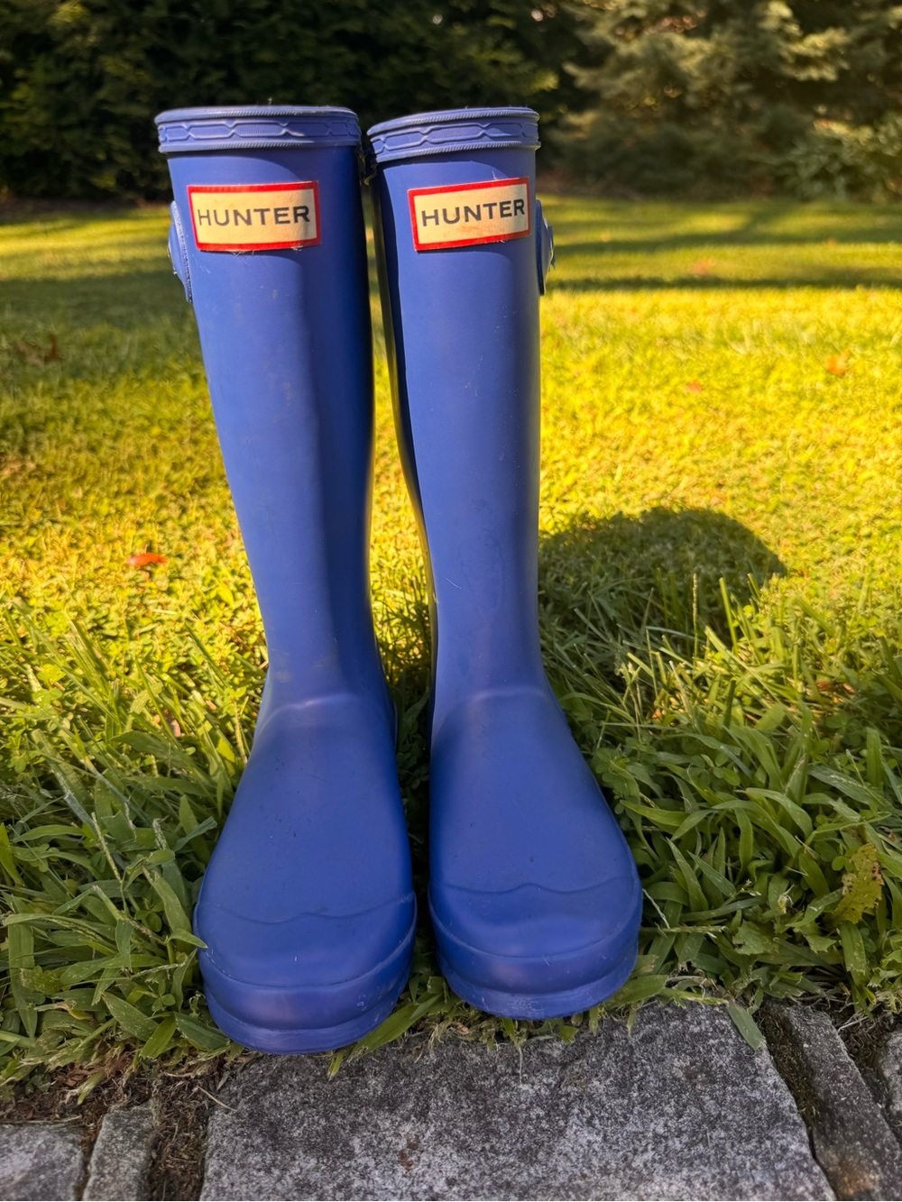 Hunter Kids Tall Rain Boots - Royal Blue